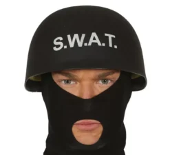 Casco nero swat