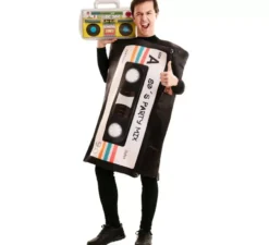 Cassette 80s costume adulto