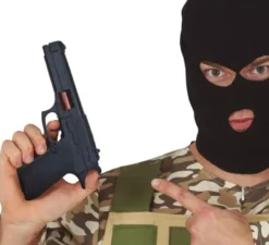 23 centimetri Pistola nera militare