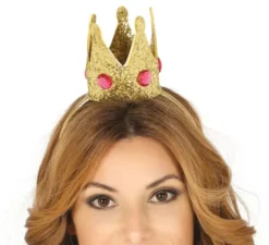 Cerchietto con corona d'oro