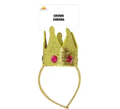 Cerchietto con corona d'oro