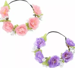 Cerchietto con Fiori in diversi colori