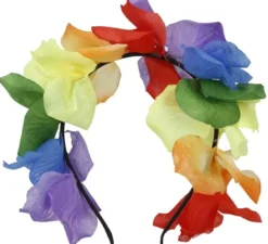 Cerchietto con fiori multicolori