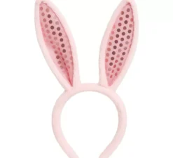 Cerchietto coniglietto rosa