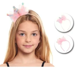 Cerchietto da principessa con tulle in colori assortiti