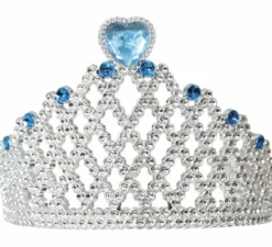 Cerchietto da principessa in argento con cuore