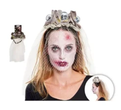 Cerchietto della Sposa Cadavere con velo