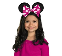 Cerchietto Disney Minnie Ears con fiocco reversibile per bambini