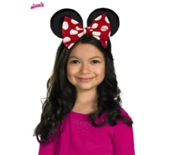 Cerchietto Disney Minnie Ears con fiocco reversibile per bambini