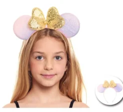 Cerchietto per topi sfumati con cuori