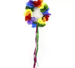 Cerchio di fiori Hawaii con nastro