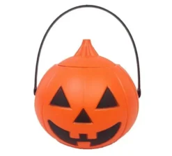 Cestino di zucca arancione con coperchio da 18 cm