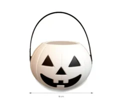 Cestino di zucca bianca senza coperchio 18 cm