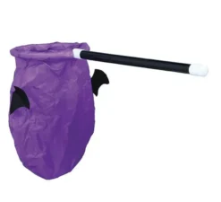 Cestino per pipistrelli viola con bastone