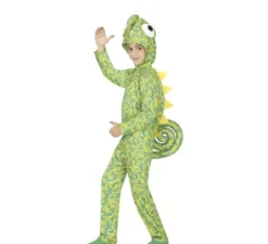 Chameleon costume verde per i bambini