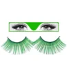 Ciglia lunghe verde argento