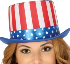 Cilindro con bandiera americana