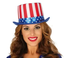 Cilindro con bandiera americana