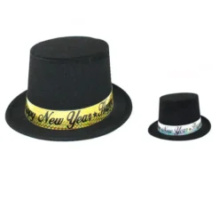 Cilindro Happy New Year in PVC in 2 colori assortiti