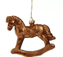 Ciondolo cavallo d'oro 15 cm