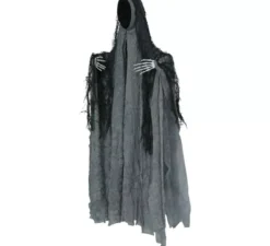 Ciondolo fantasma con mantello grigio da 50 cm