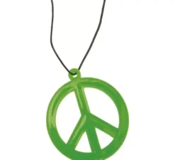 Ciondolo hippy di diametro 9 cm in colori assortiti
