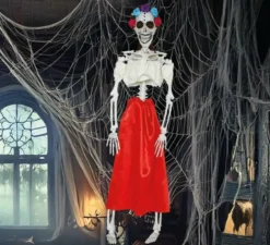 Ciondolo scheletro Catrina da 40 cm
