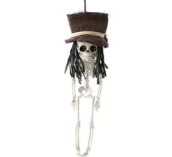 Ciondolo scheletro con cappello 15x12x49 cm