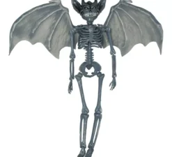 Ciondolo scheletro vampiro da 40 cm con ali