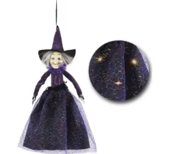 Ciondolo strega con luce 48 cm