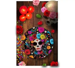 Ciotola Catrina in plastica colorata da 32 cm