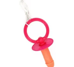 Ciuccio con pene nei colori assortiti rosa e blu