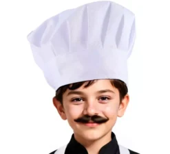 Classico cappello da cuoco bianco per bambini