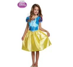 Classico costume da principessa Biancaneve per bambina