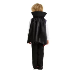 Classico costume da vampiro con mantello e colletto per neonato e bambino