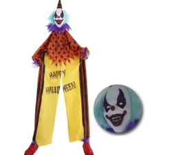 Clown animato con gambe lunghe 280 cm