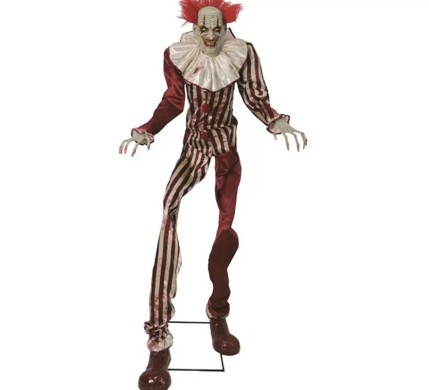 Clown Demoniaco con suono e movimento di 215 cm