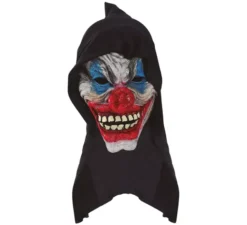 Clown Maschera con cappuccio nero