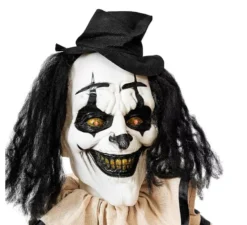 Clown Sinister beige e nero con base 105x18x160 cm