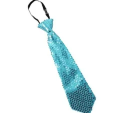 31 cm Cravatta con paillettes in vari colori