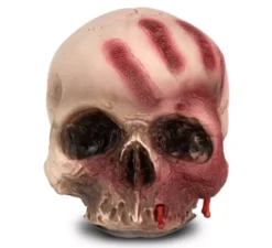 18 cm decorazione teschio macchiato di sangue