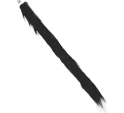 Coda di gatto nero con pelo 56 cm
