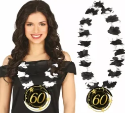 Collana 60 anni in bianco e nero