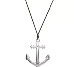 Collana con ancora in argento