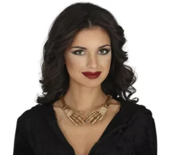 Collana con braccia di scheletro