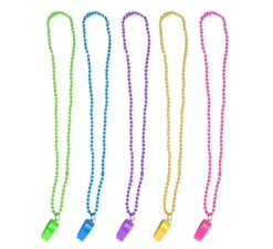 Collana con fischietto da 42 cm colori assortiti