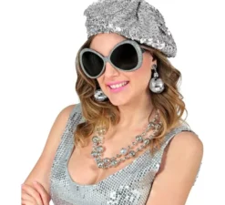 Collana con palla da discoteca
