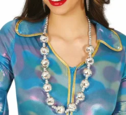 Collana con palla da discoteca per adulti