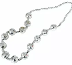 Collana con palla da discoteca per adulti