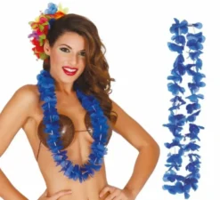 Collana di fiori hawaiana in vari colori